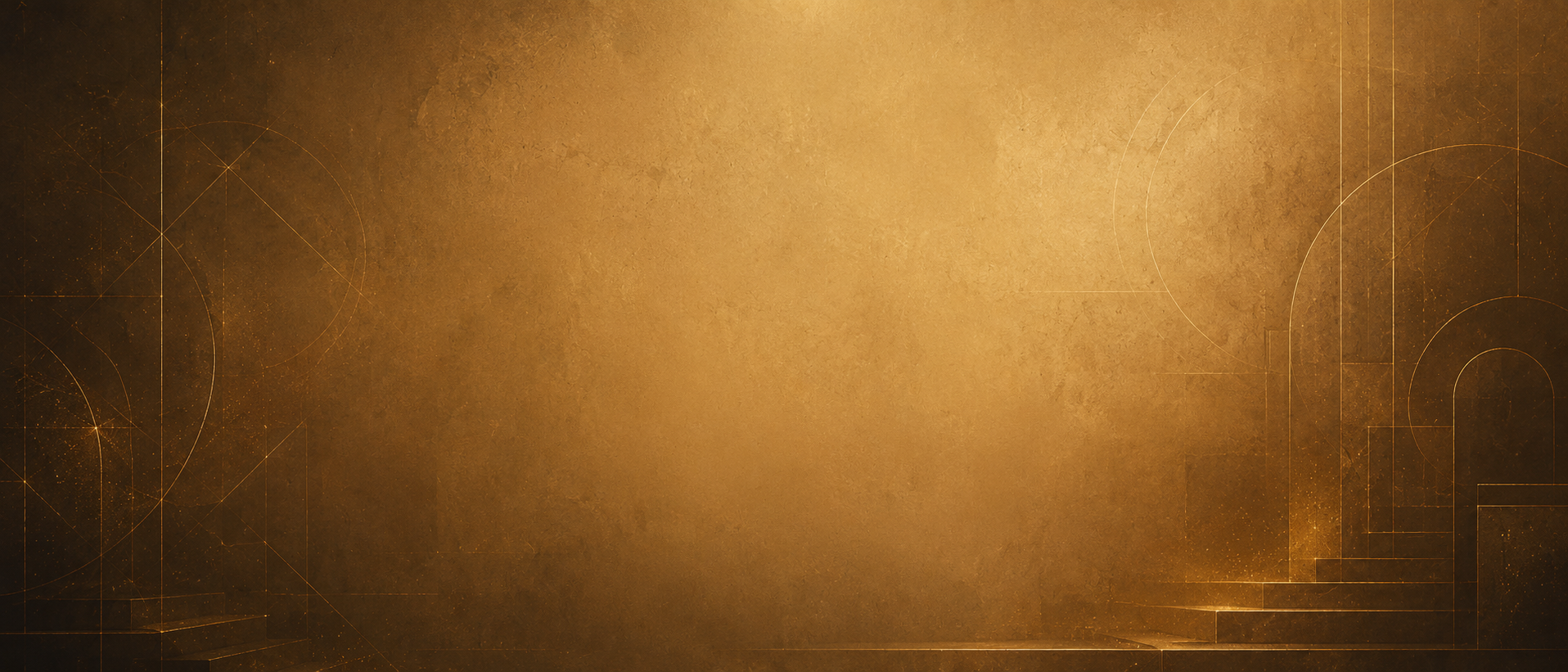 Fundo dourado envelhecido da seção de equipe da Casa Angellyz